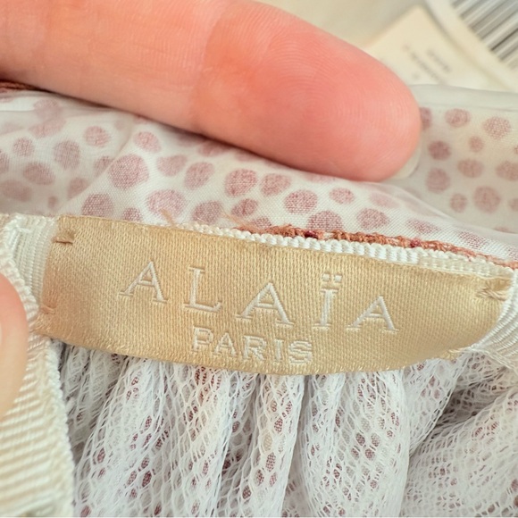 Alaïa Laser-Cut Sleeveless Fit & Flare Dress size FR42 - Picture 4 of 8